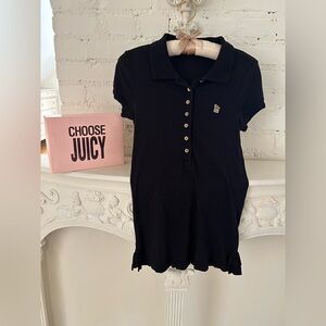 Authentic Y2K Juicy Couture Black Polo
Size: Small
NWOT